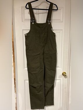 Madepants Crafter Bib Overalls in Army Green